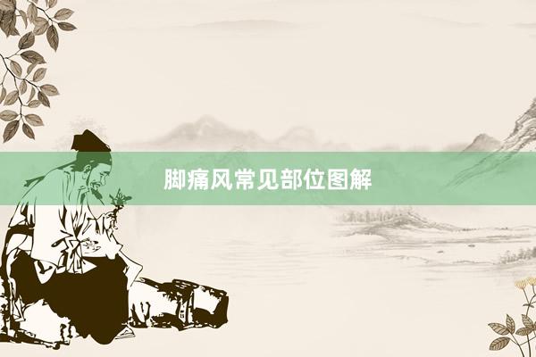 脚痛风常见部位图解